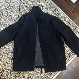 Men’s Kenneth Cole Reaction wool XXL sleek wool jacket in black.